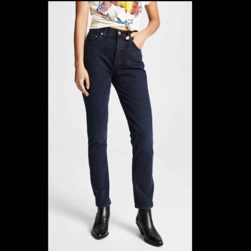 AGOLDE Remy High Rise Straight Fit in Satellite 27